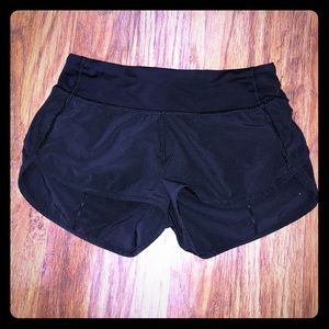 Lululemon black shorts size 2
